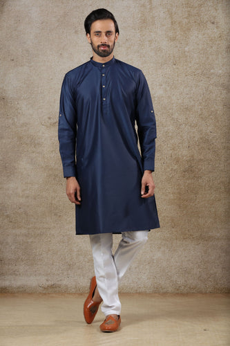 Mens Blue Kurta
