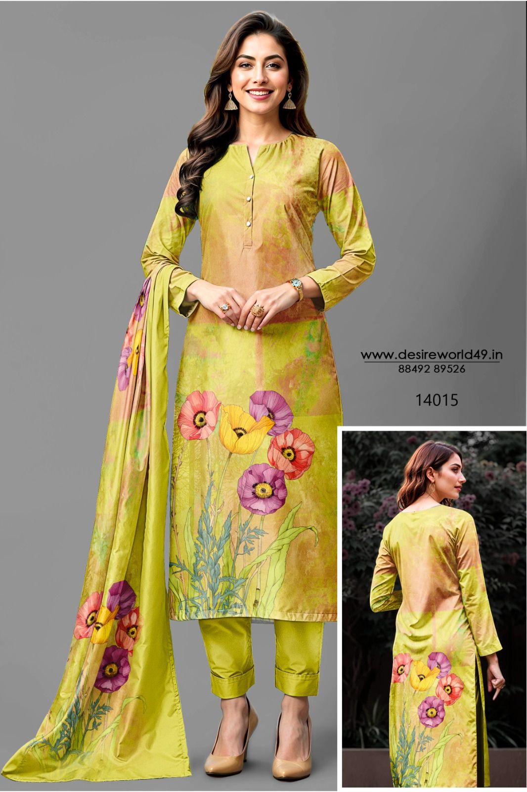 Anarkali Kurti Panr set